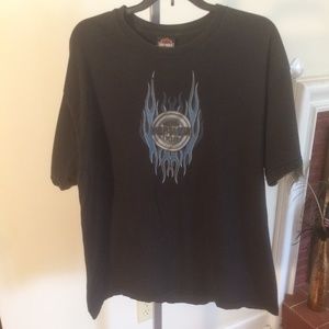 XL HARLEY DAVIDSON TEE SHIRT BLACK  LOGO ON BACK